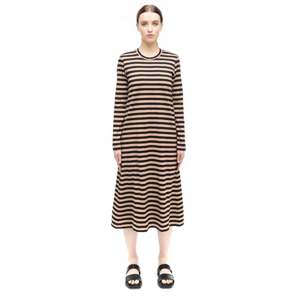 Comme des Garcons Striped Tee Shirt Dress, Size Medium (fits S/M) - Picture 2 of 8